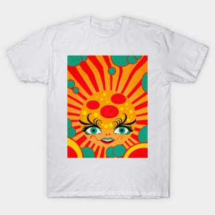 Crazy Sun Face T-Shirt
